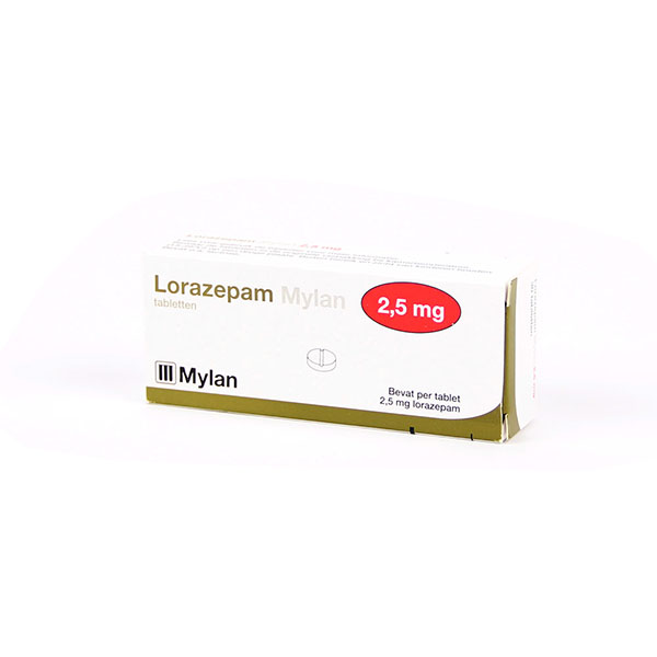 Lorazepam 2.5mg – 30 Tablets