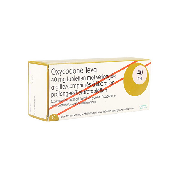 Oxycodone 40mg – 30 Tablets