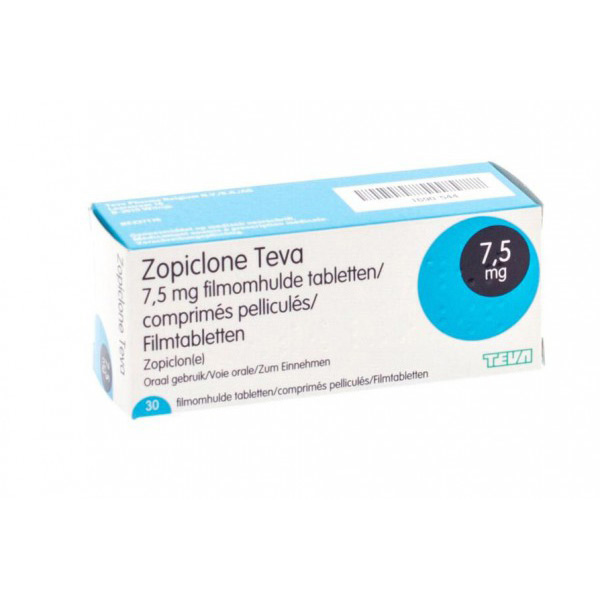 Zopiclone Teva 7.5mg – 30 Tablets